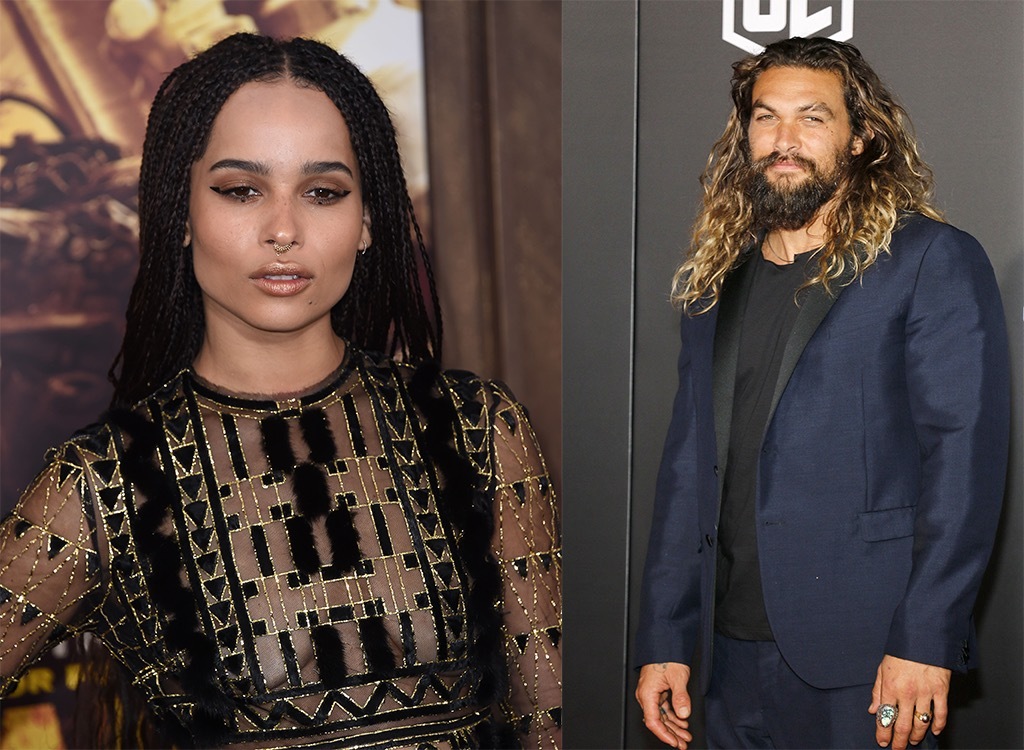 Justice League star Jason Momoa and Zoe Kravitz