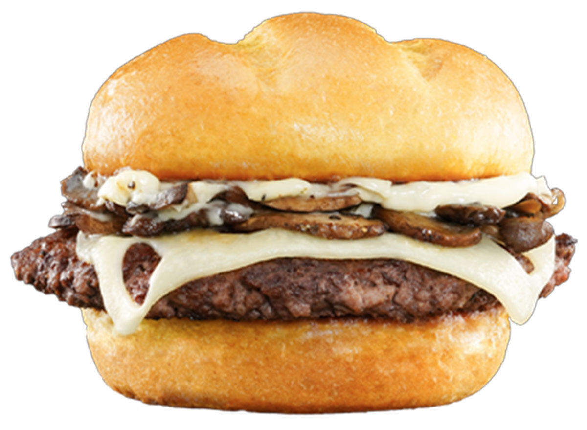 smashburger big truffle mushroom swiss burger