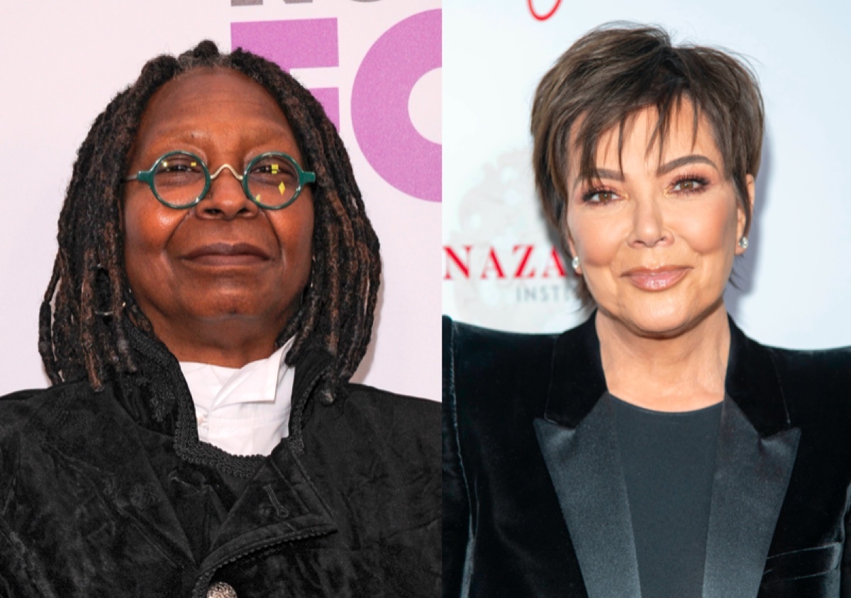 Whoopi Goldberg and Kris Jenner