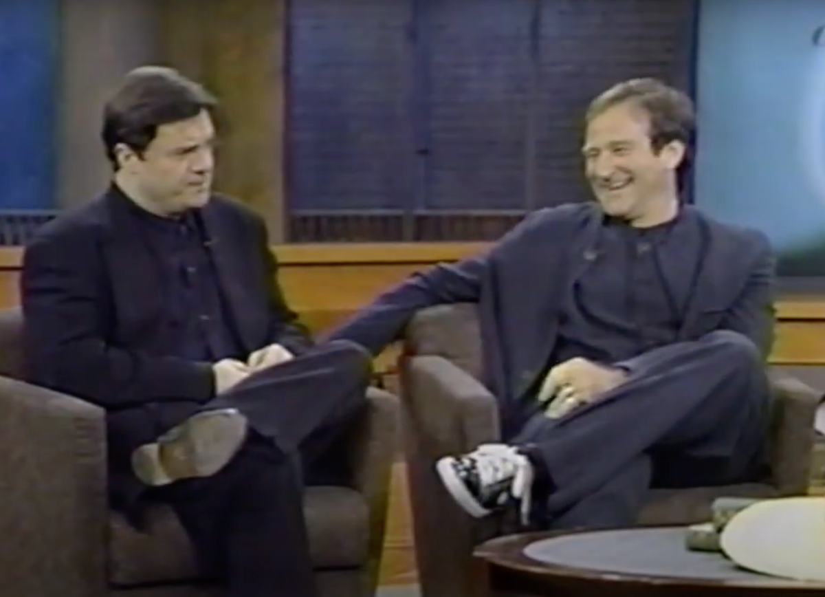 Nathan Lane and Robin Williams on 