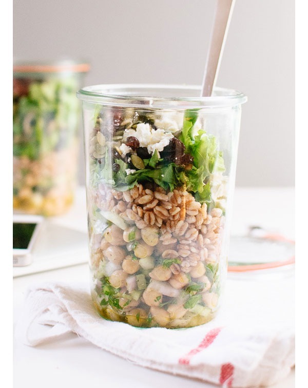 Desk lunch recipes chickpea salad