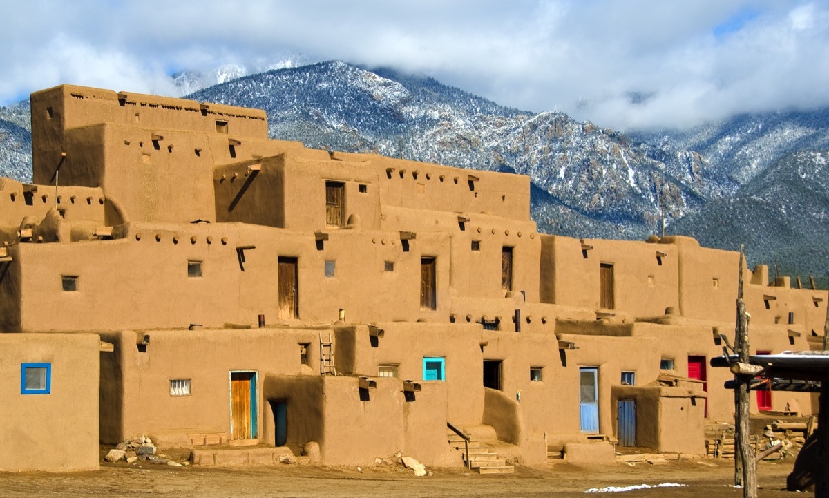 Taos Pueblo in Taos New Mexico