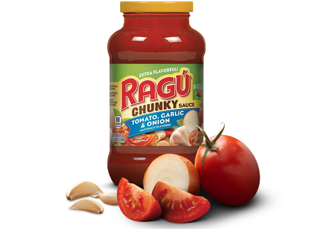 ragu chunky tomato garlic onion sauce