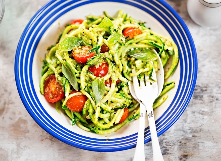 Pesto zoodles