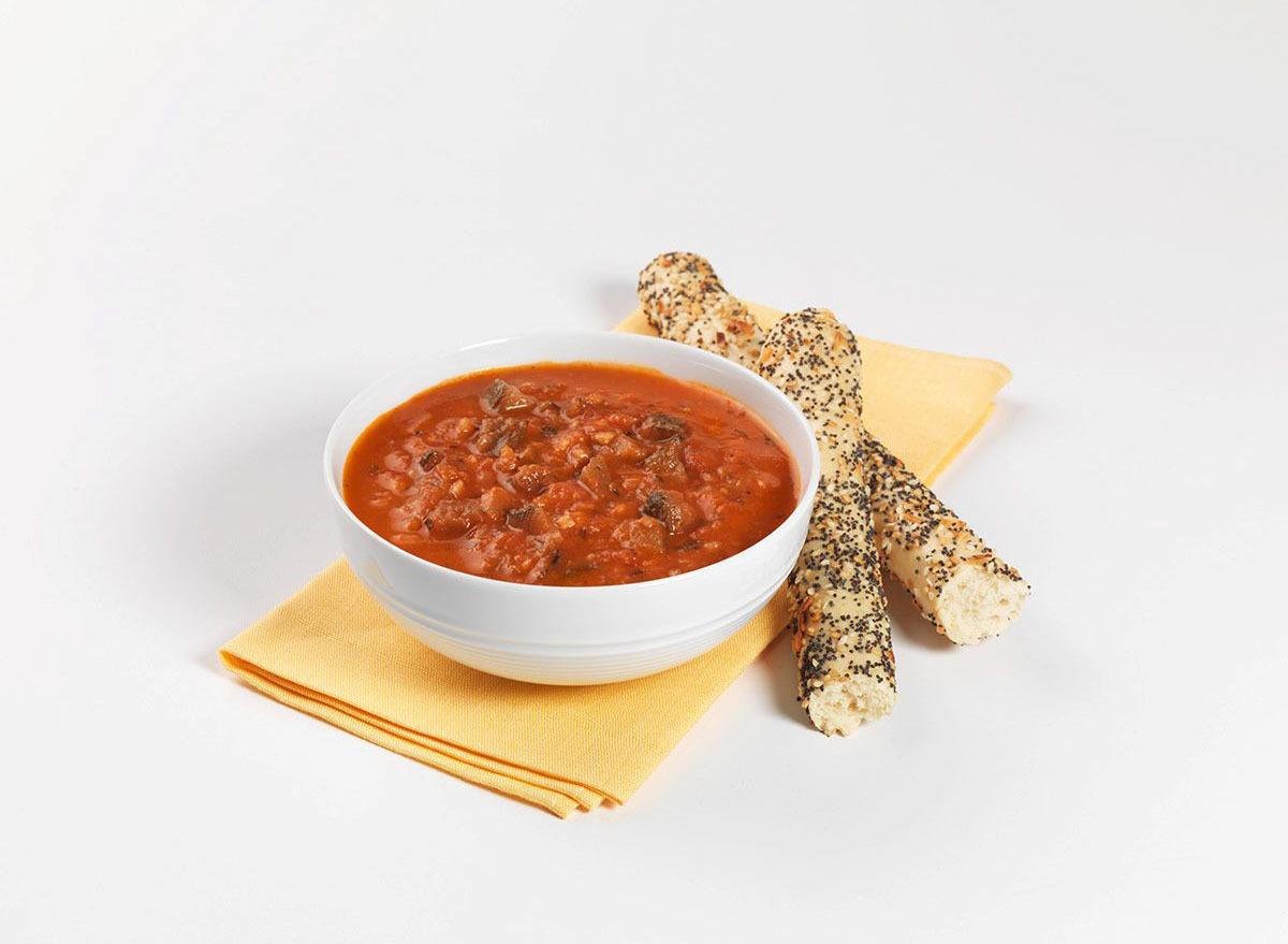 au bon pain roasted eggplant soup