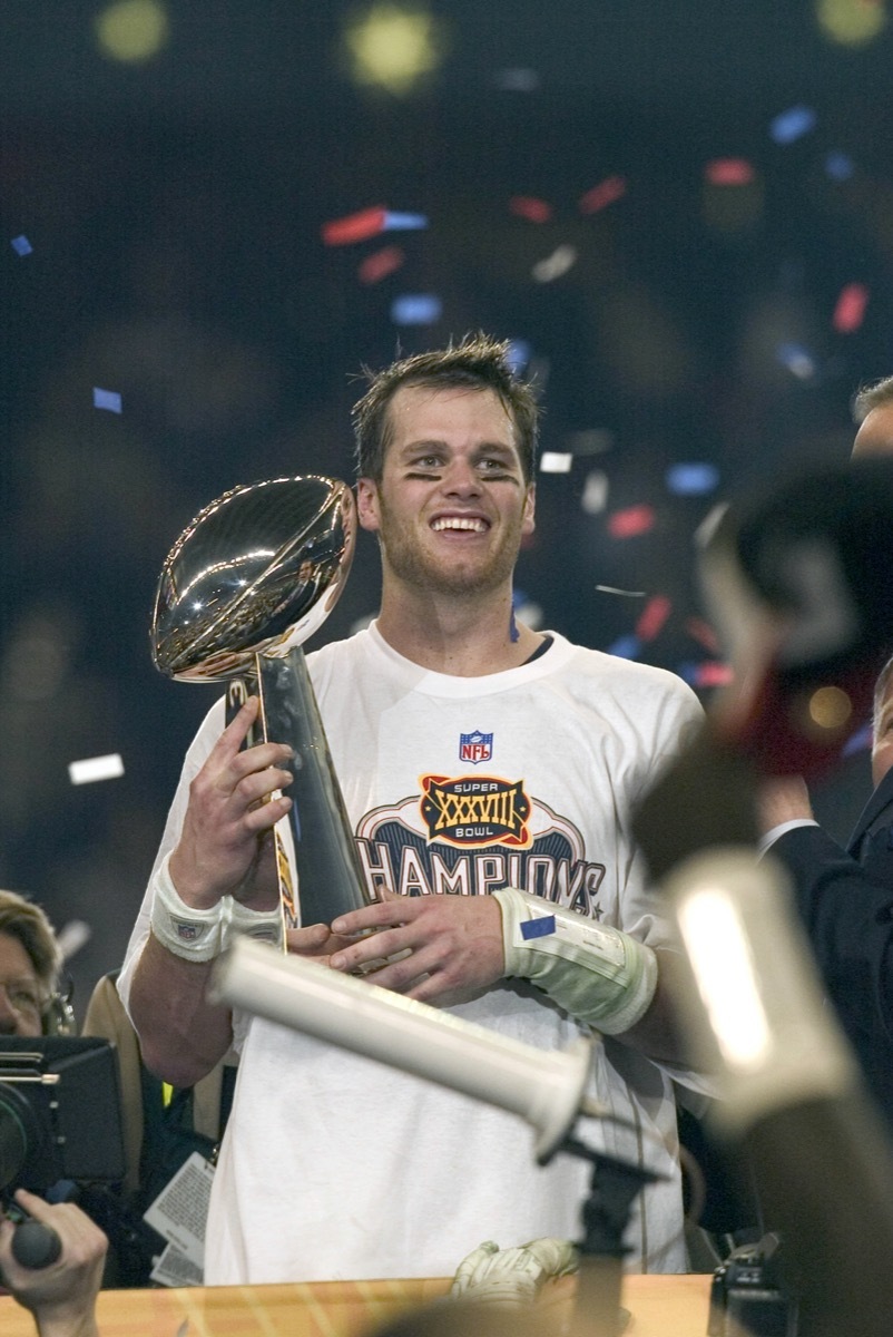 Tom Brady after Super Bowl win