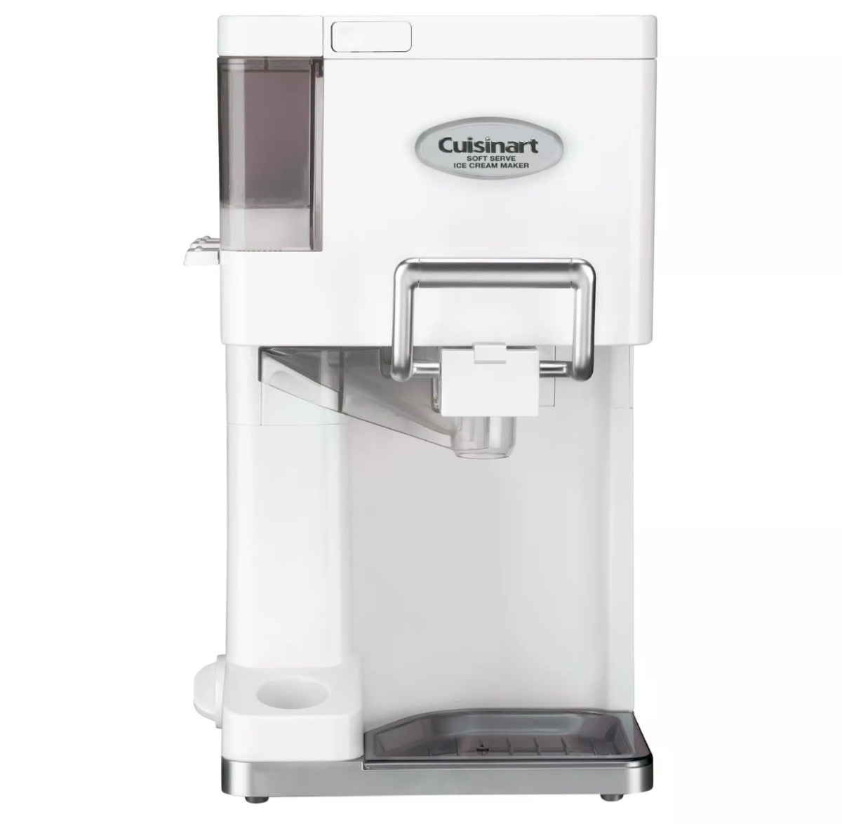 white cuisinart ice cream maker