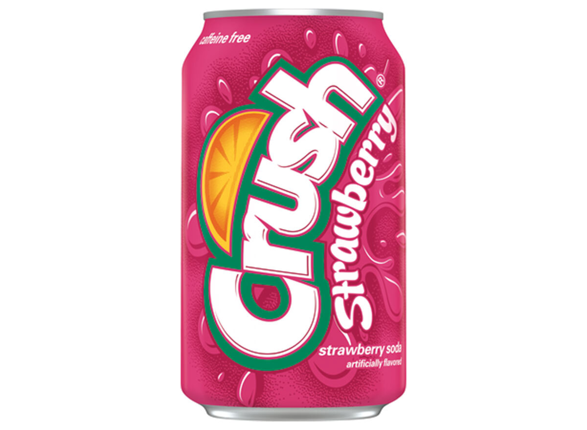 strawberry crush soda can