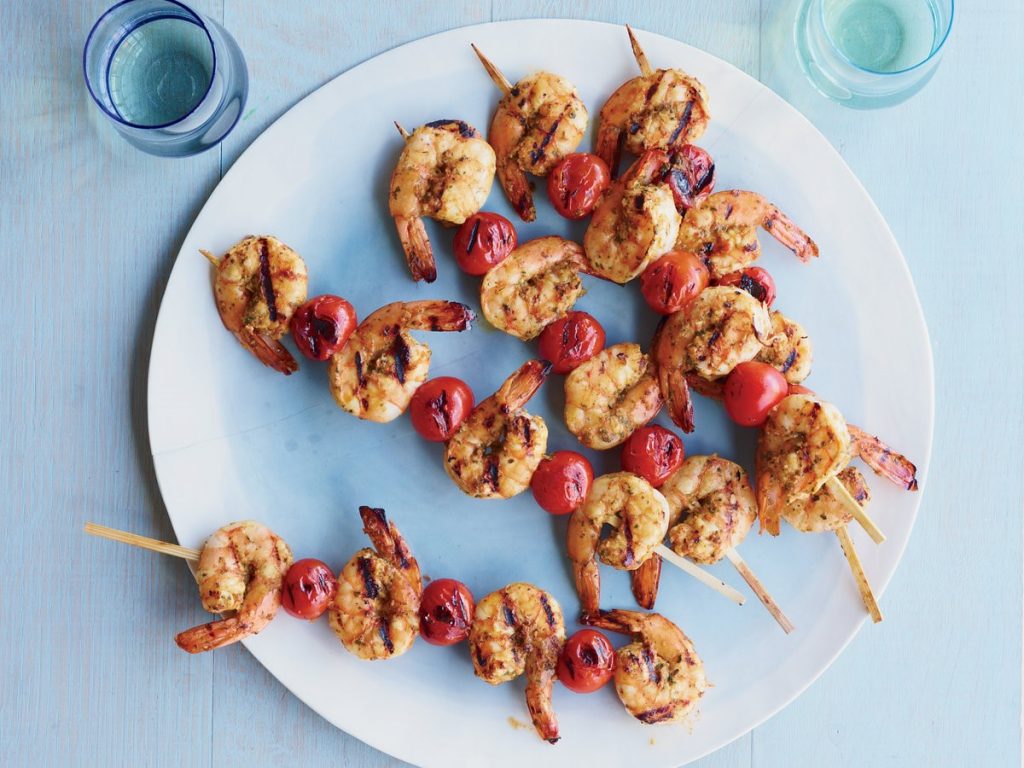 Shrimp and Tomato Skewers | 12 Grilling Recipes You've Gotta Try This Summer | Her Beauty