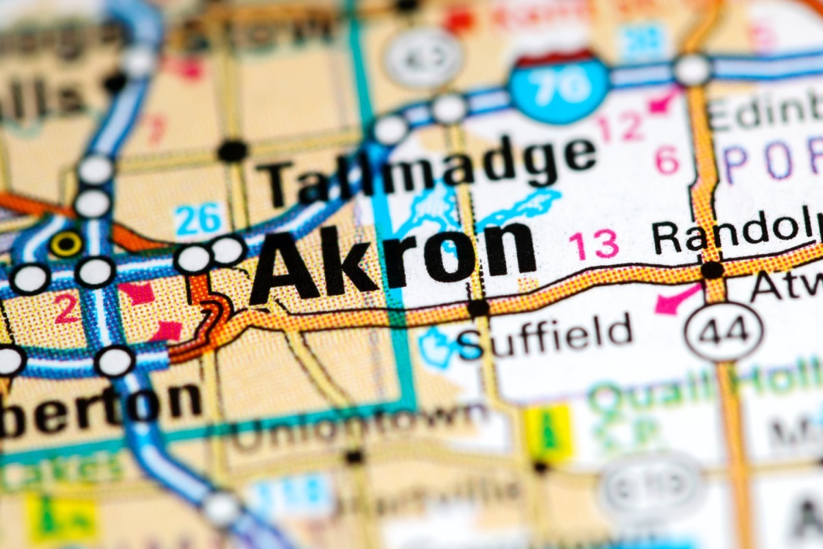 akron map