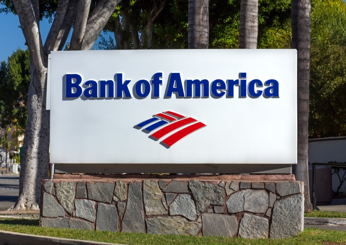 sign for bank of america