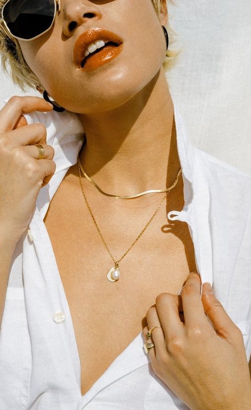 Herringbone necklace | 7 Wardrobe Staples You'll Wear ALL of 2019 | Her Beauty