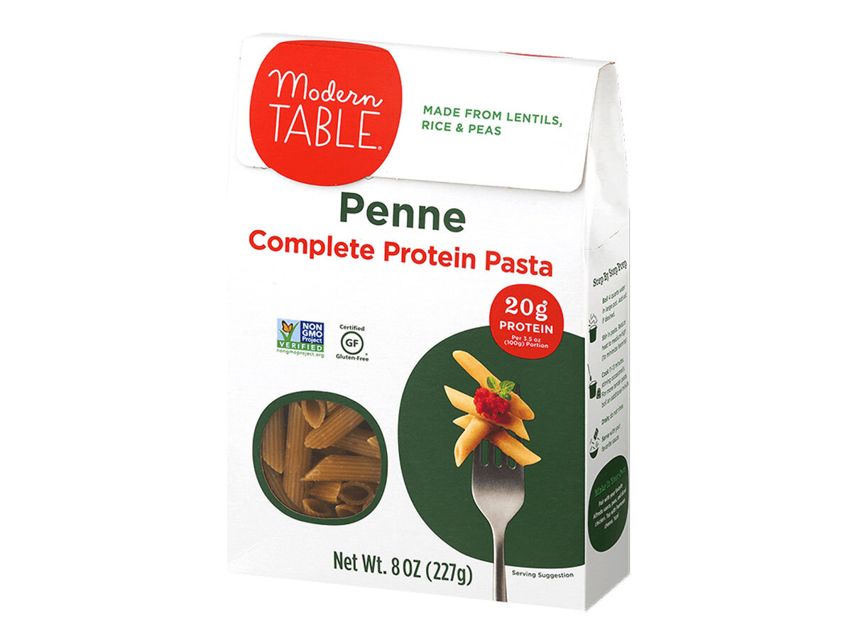 Modern table penne complete protein