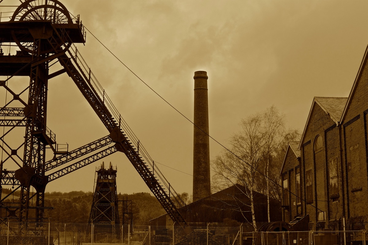 mine in uk south wales, 1984