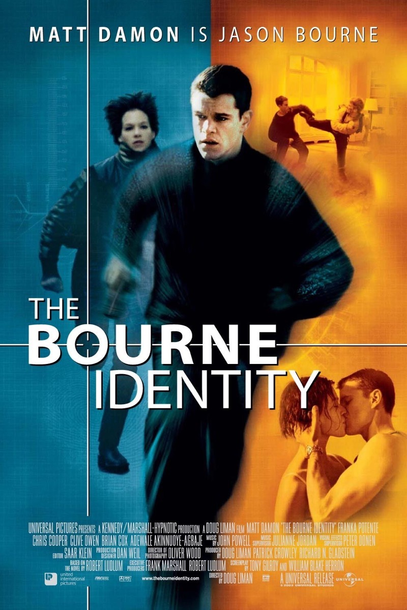 The Bourne Identity movie poster {happy alternate movie endings}