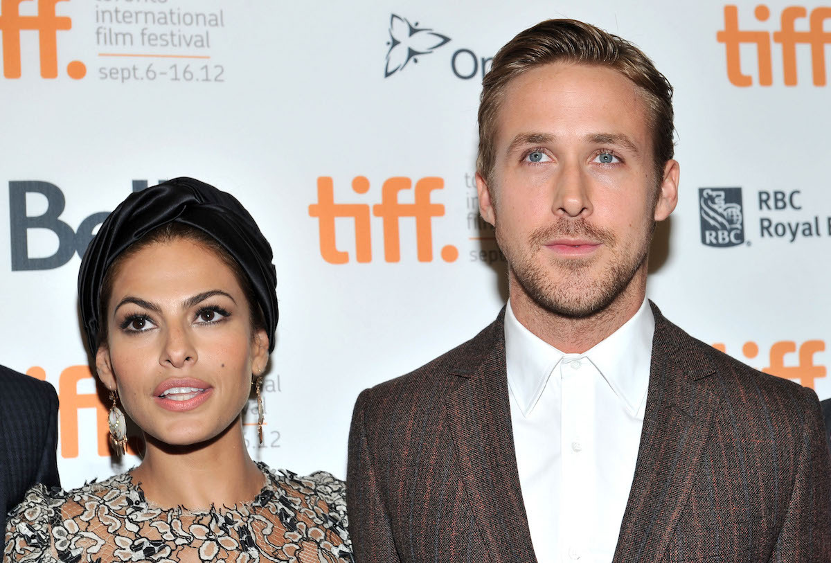 Eva Mendes and Ryan Gosling at the 2012 Toronto International Film Festival