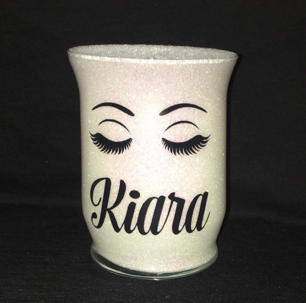 Personalized Makeup Brush Holder {Handmade Items from Amazon}