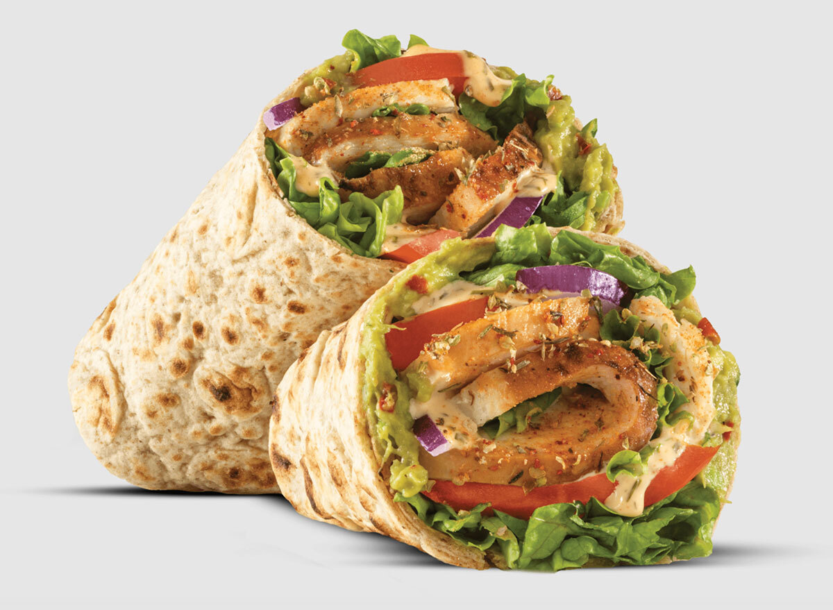 arbys southwest chicken avocado wrap