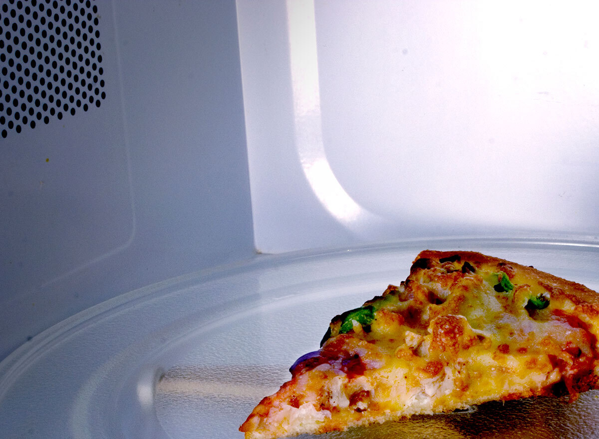 reheat pizza