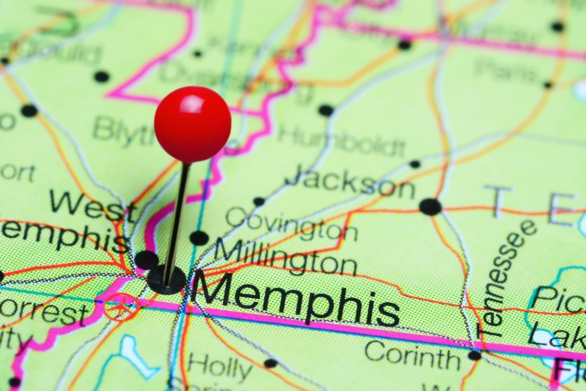 memphis map