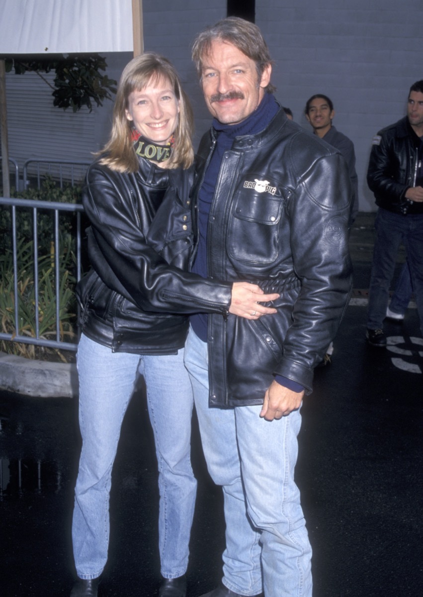 Louise and Perry King in 1988