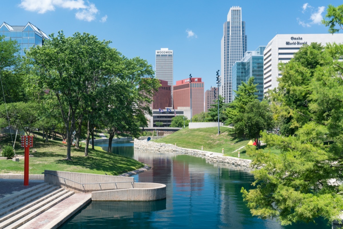 cityscape photo of Omaha, Nebraska in the afternoon