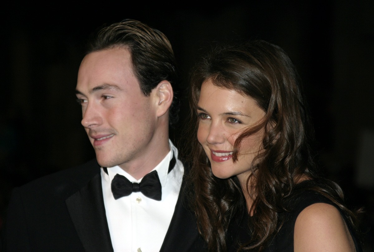 Katie Holmes and Chris Klein at premiere of 