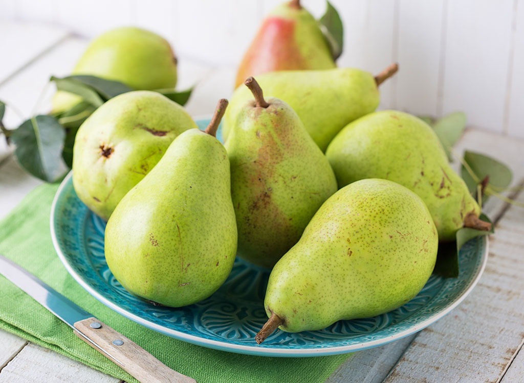 Pears high fiber food