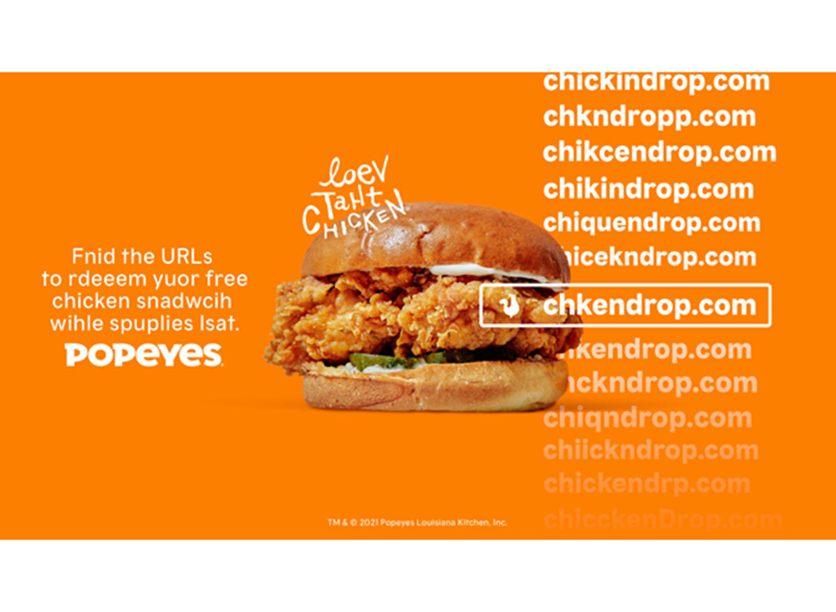 popeyes chicken