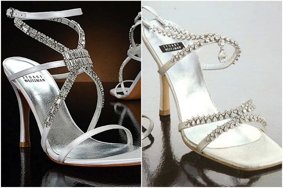 Stuart Weitzman Platinum Guild Stilettos – $1.09 Million | 9 Most Expensive Pairs Of Shoes Ever | Her Beauty