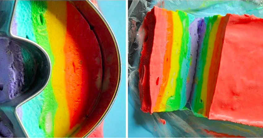 6. Rainbow Ice Cream