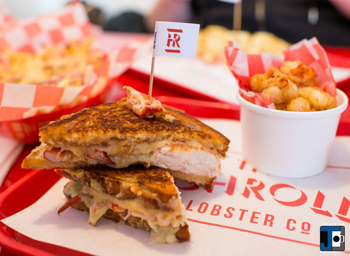 the highroller lobster maine grilled cheese