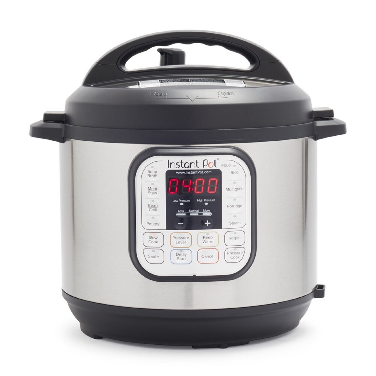 instant pot on white background