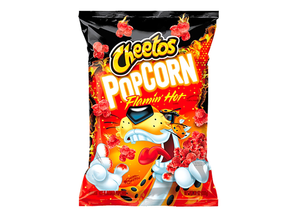 cheetos popcorn flamin hot