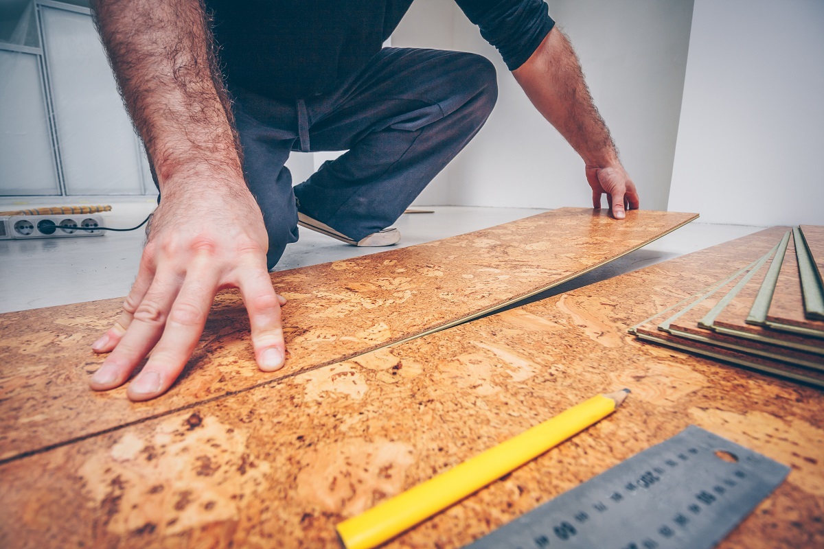 Installing cork flooring Affordable ways to remodel your home