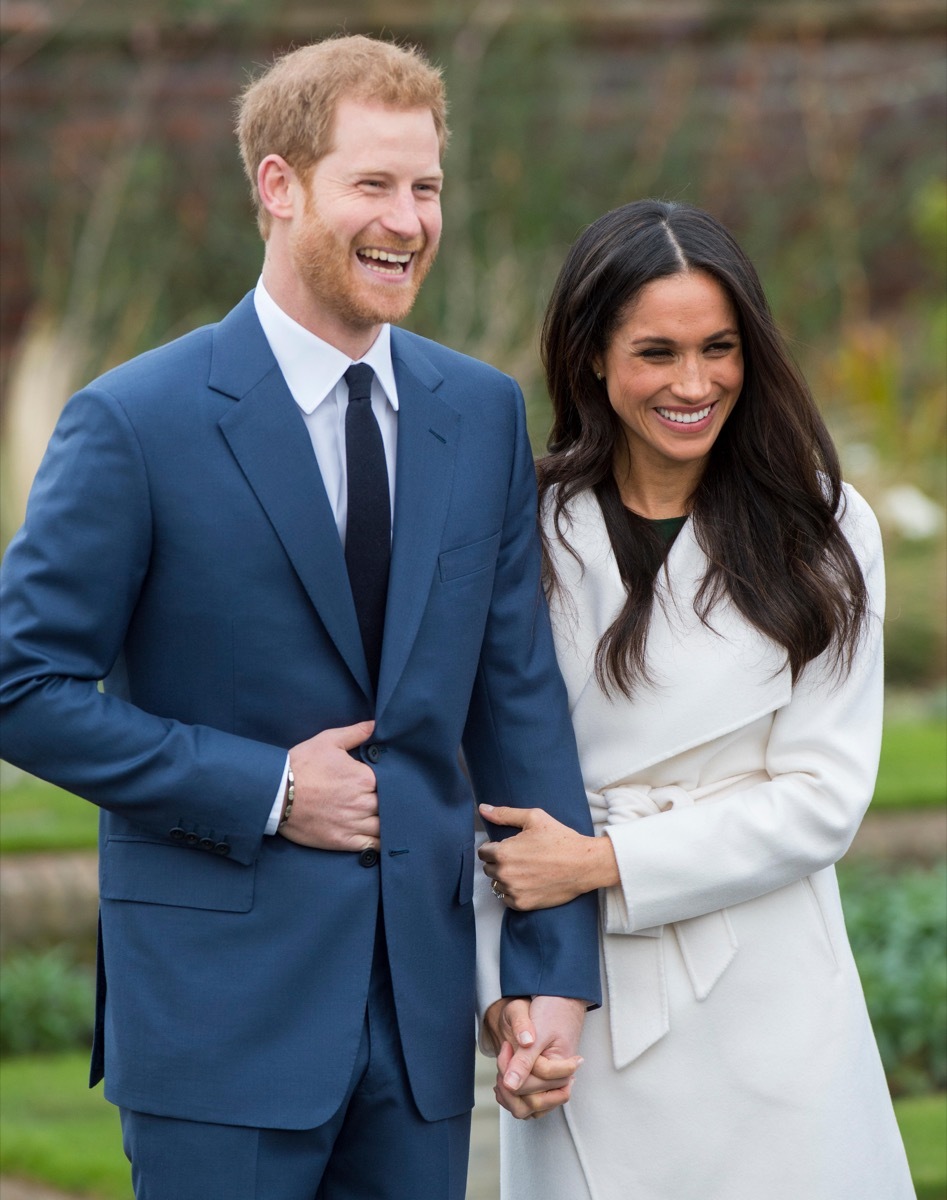 Kensington Palace announce the engagement of Prince Harry Wales to U.S. Actress Meghan Markle in the water garden of Kensington Palace in London.