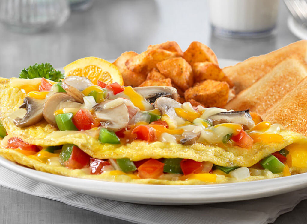 Friendly garden vegetable omelette