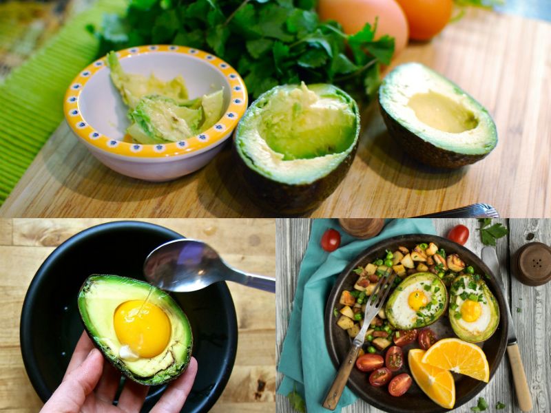 Baked Eggs in Avocado