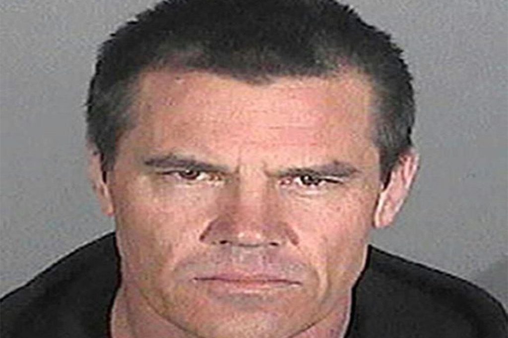 Josh Brolin funny celebrity mugshots