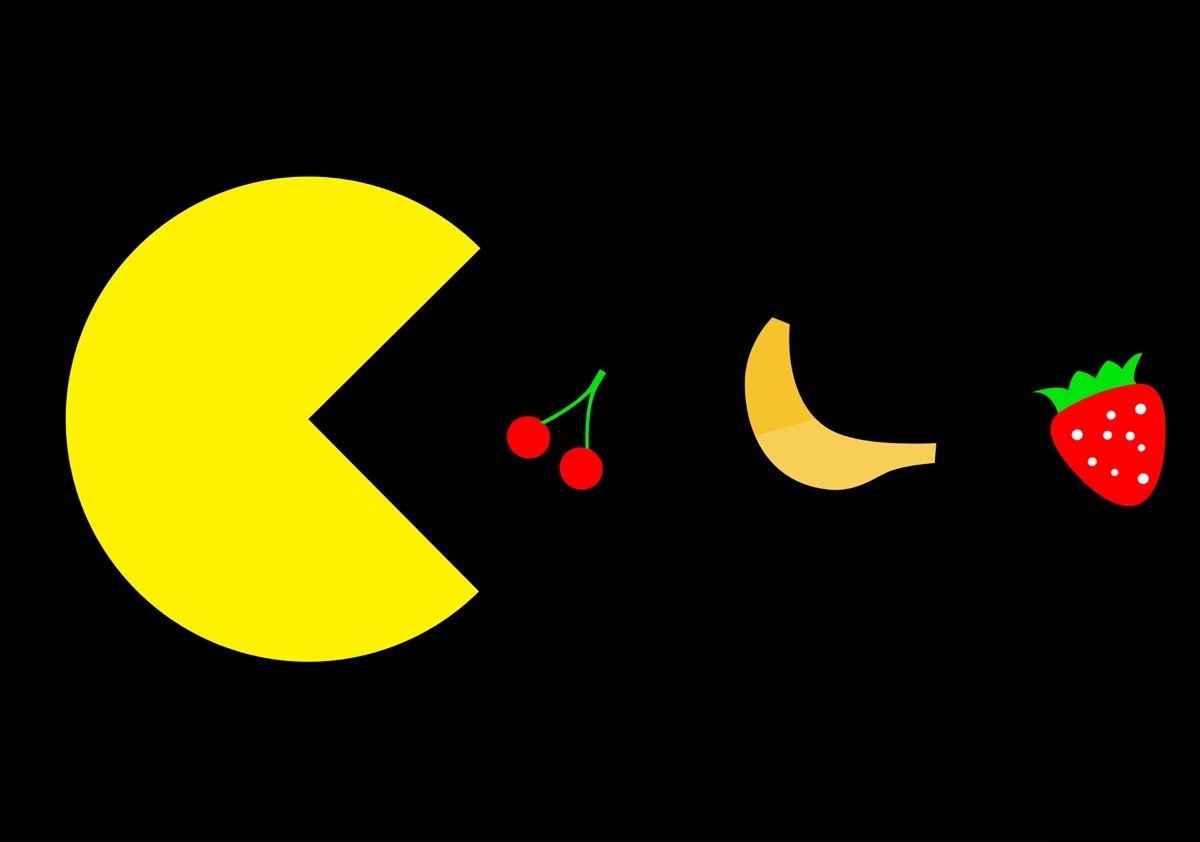 pac man screenshot art