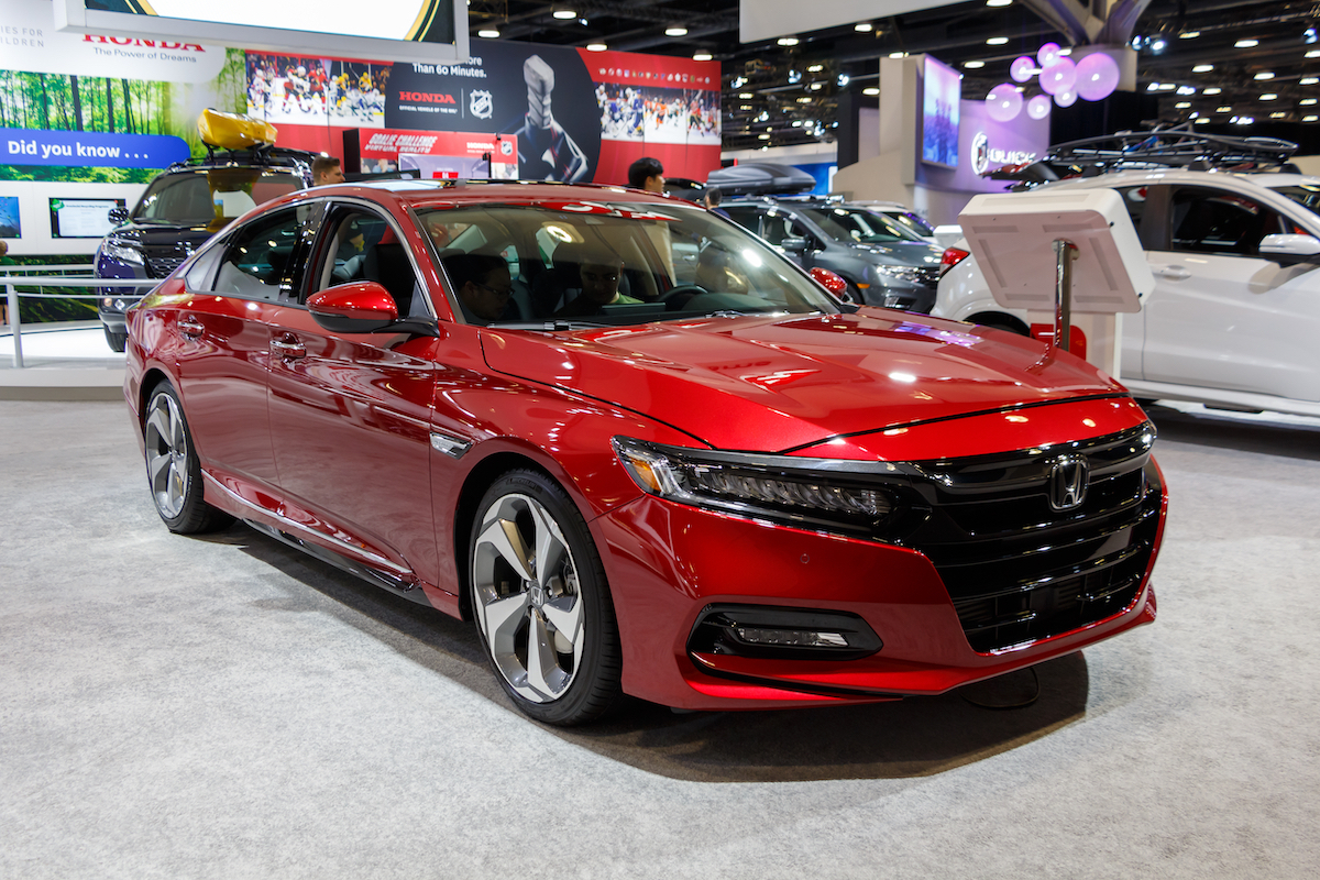 2019 red Honda Accord