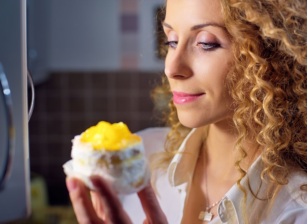 Woman eating