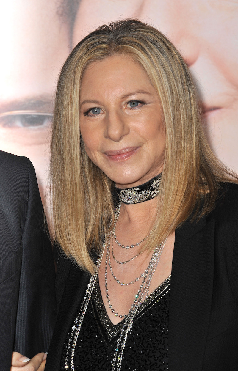 Barbra Streisand at the premiere of 