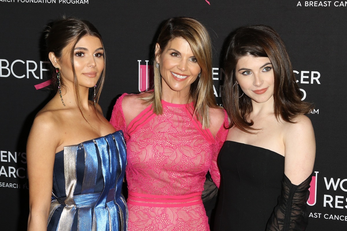 Lori Loughlin with daughters