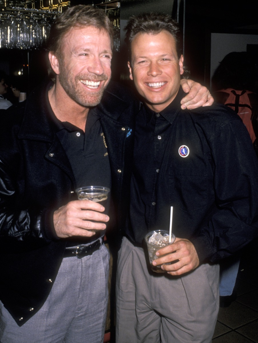 Chuck Norris and son Eric Norris