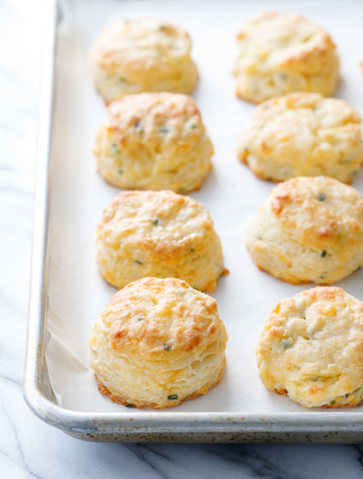 Cheddar chive biscuits