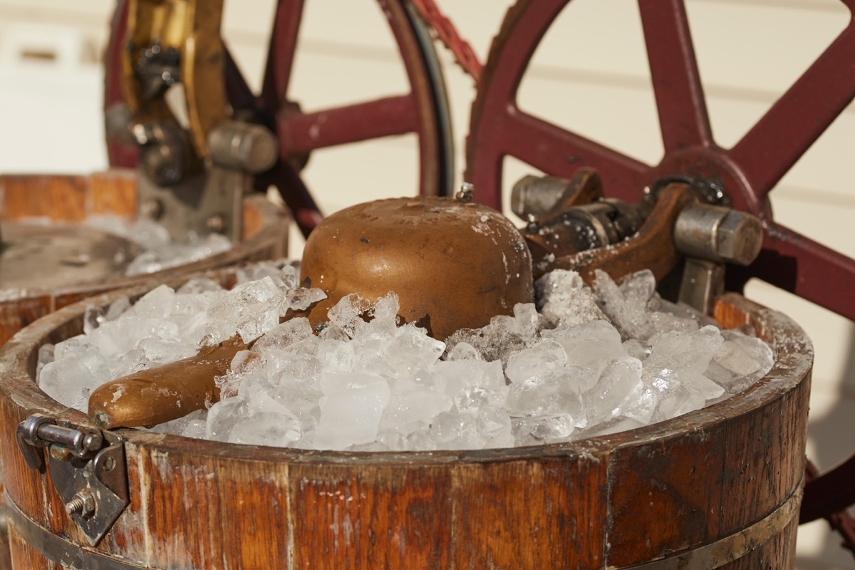 antique ice cream maker weird old household items