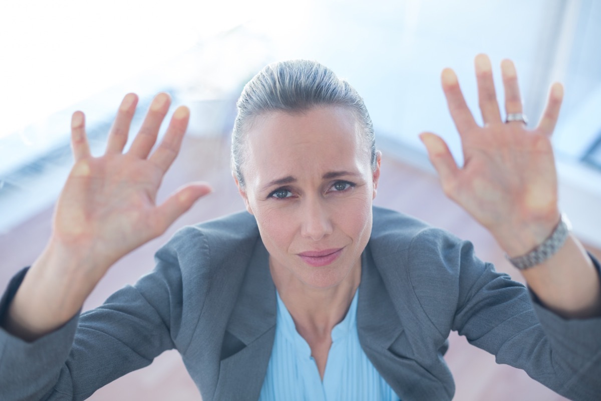 Young Woman Feeling Trapped