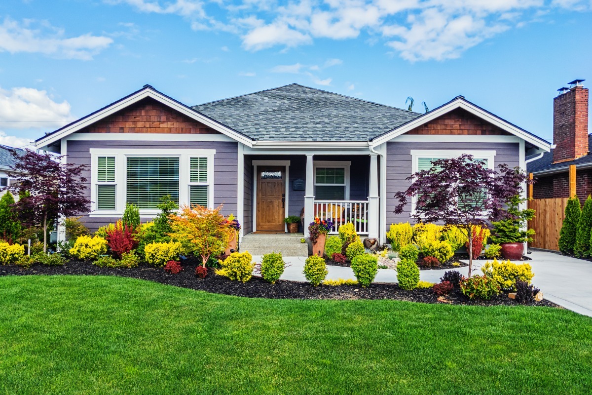 purple house exterior