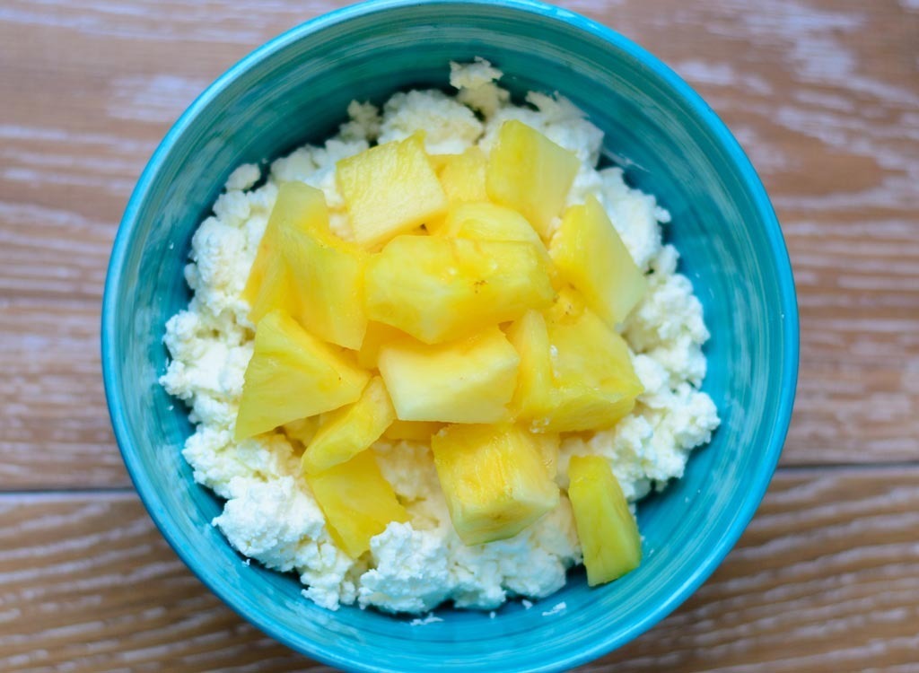 Cottage Cheese with Pineapples